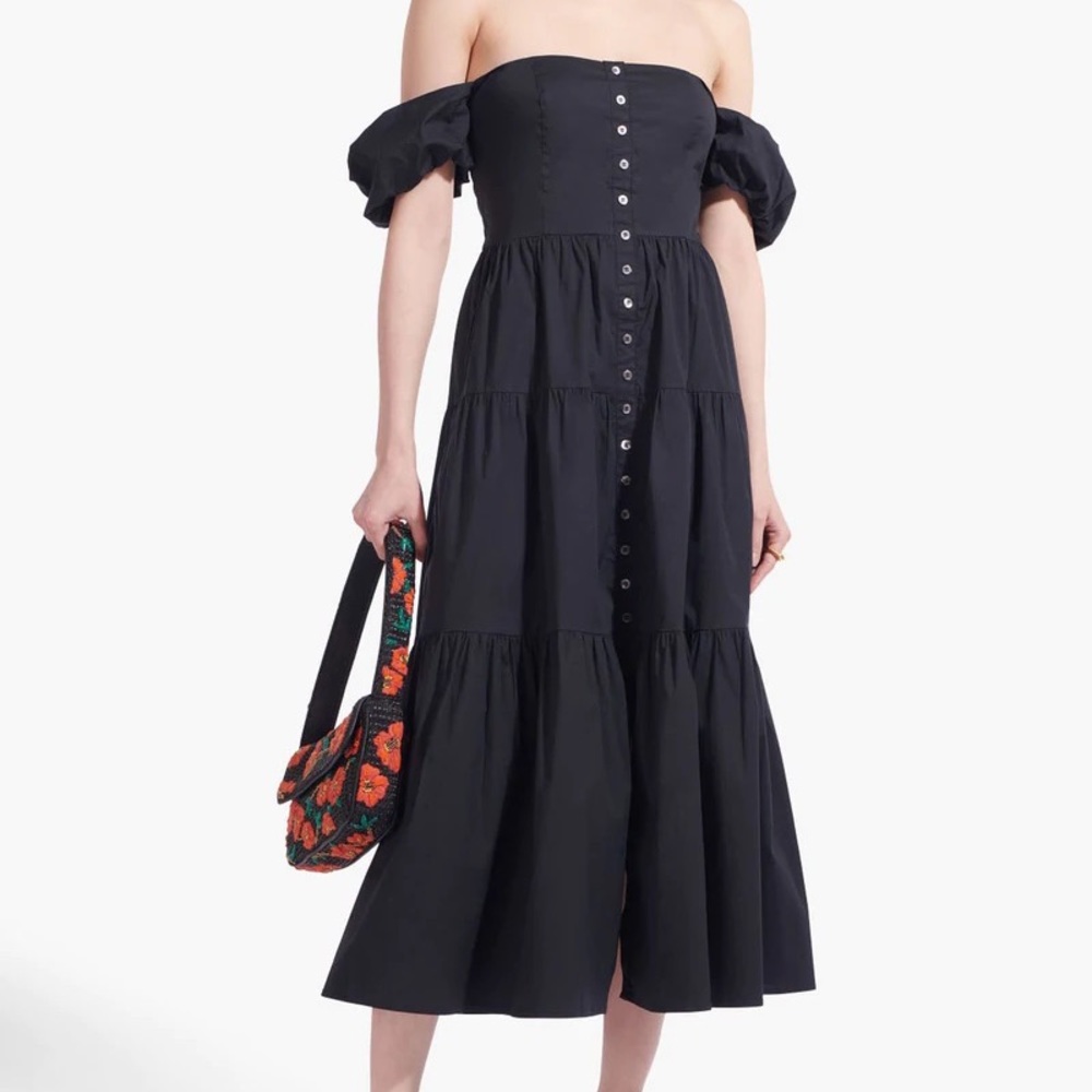 STAUD Elio midi dress